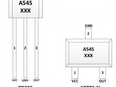 汽车安全卡扣两线电流型单极霍尔开关HAL545