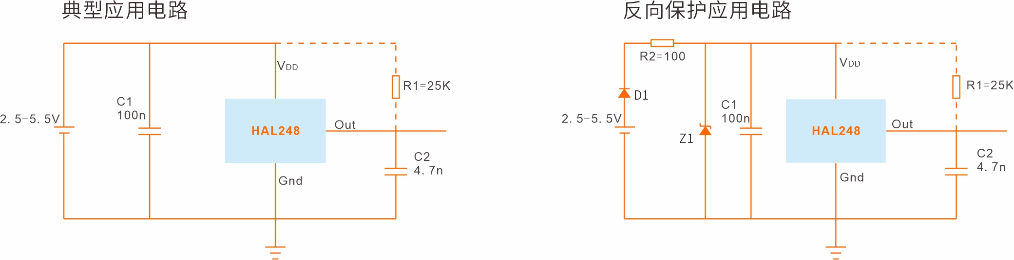 榨汁杯霍尔元件应用电路a